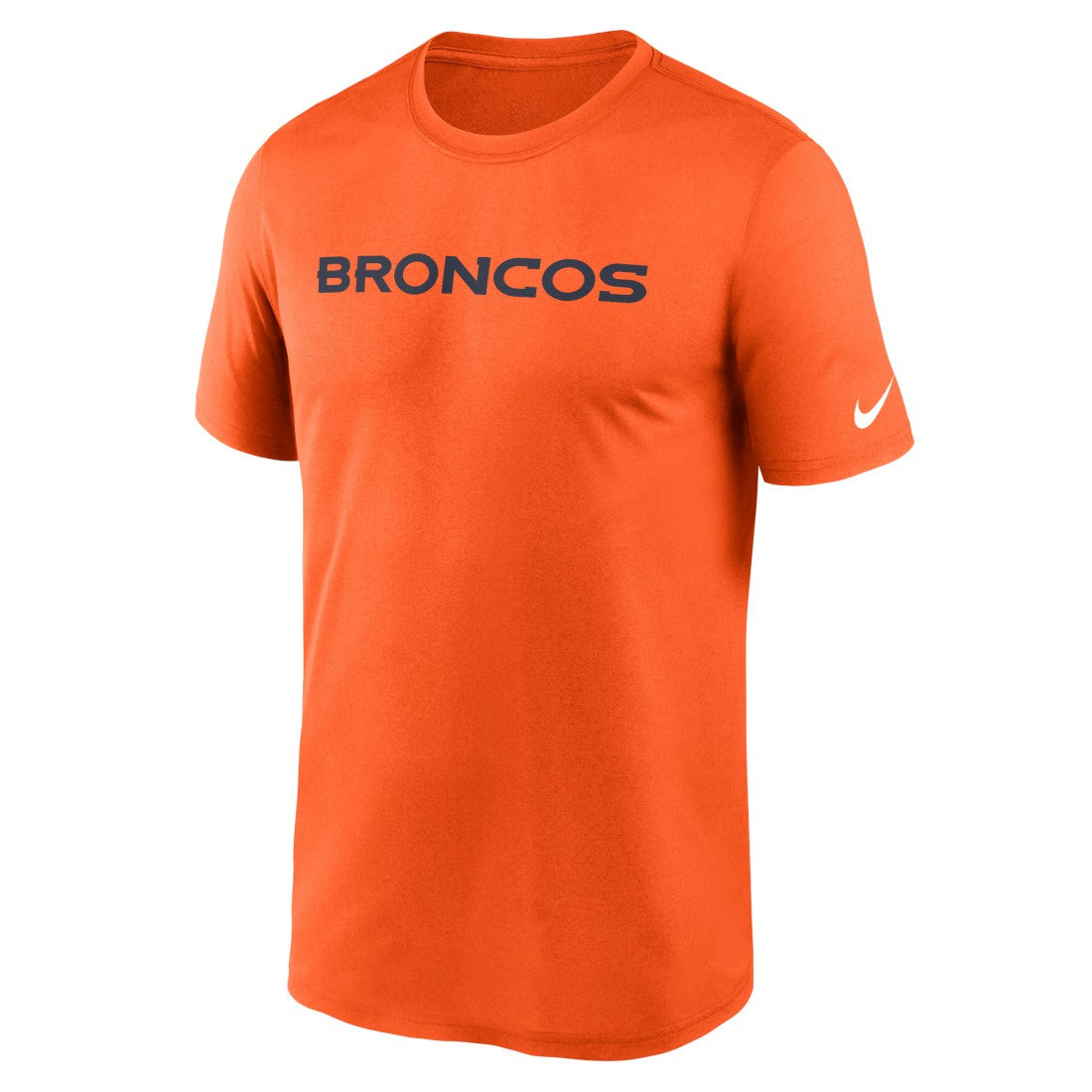 Nike Denver Broncos Legend Wordmark Performance T-Shirt Orange