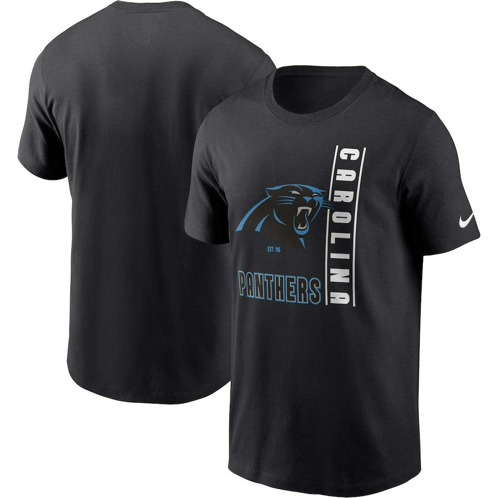 Nike Carolina Panthers Lockup Essential T-Shirt Black