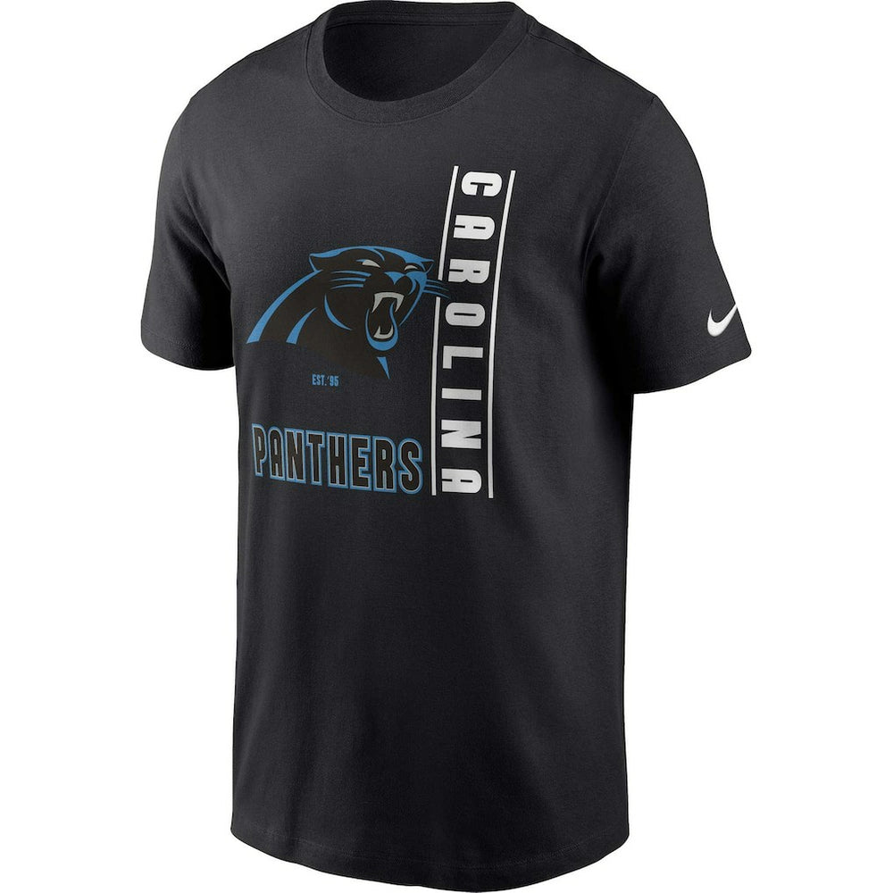 Nike Carolina Panthers Lockup Essential T-Shirt Black