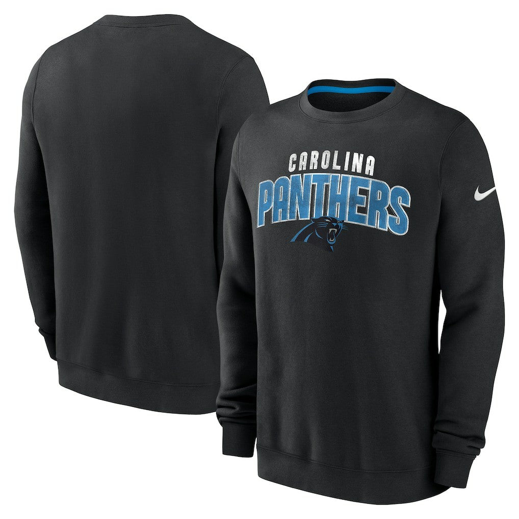 Nike Carolina Panthers Rewind Club Pullover Sweatshirt Black
