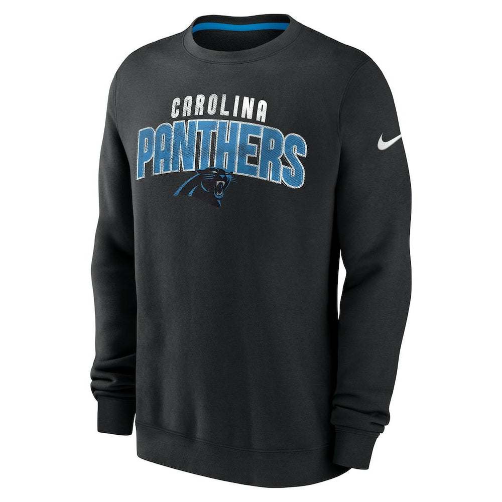 Nike Carolina Panthers Rewind Club Pullover Sweatshirt Black