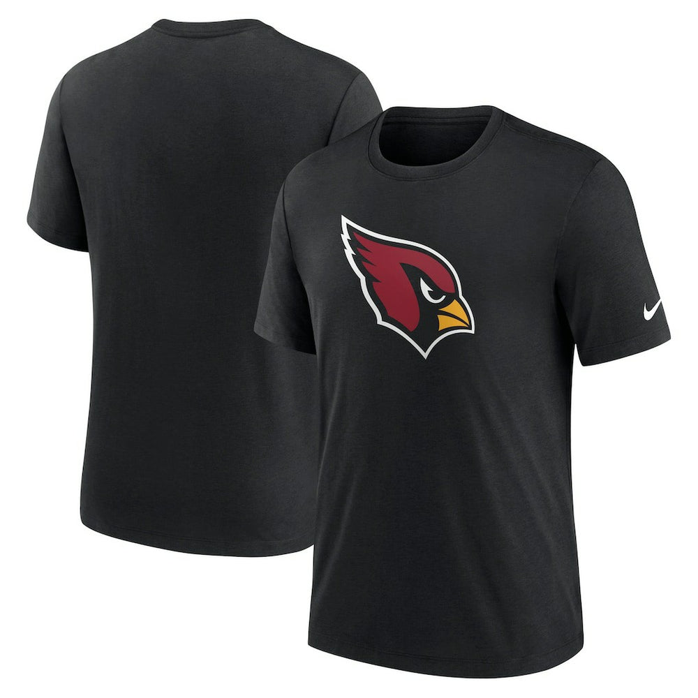 Nike Arizona Cardinals Rewind Logo Tri-Blend T-Shirt Black