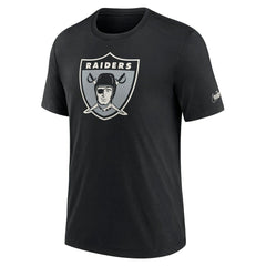 Nike Las Vegas Raiders Rewind Logo Tri-Blend T-Shirt Black