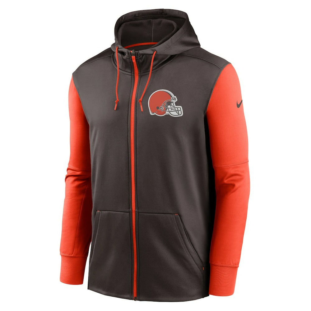 Nike Cleveland Browns Performance Full-Zip Hoodie Brown