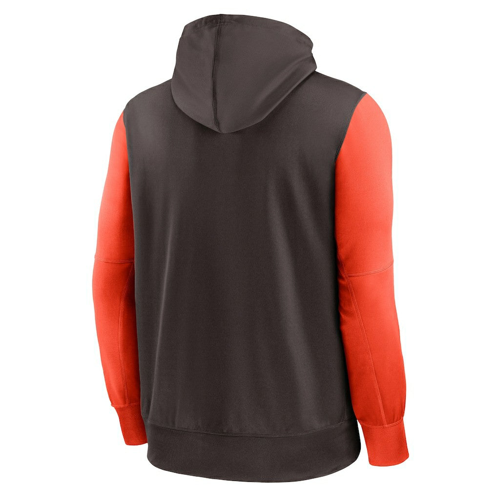 Nike Cleveland Browns Performance Full-Zip Hoodie Brown