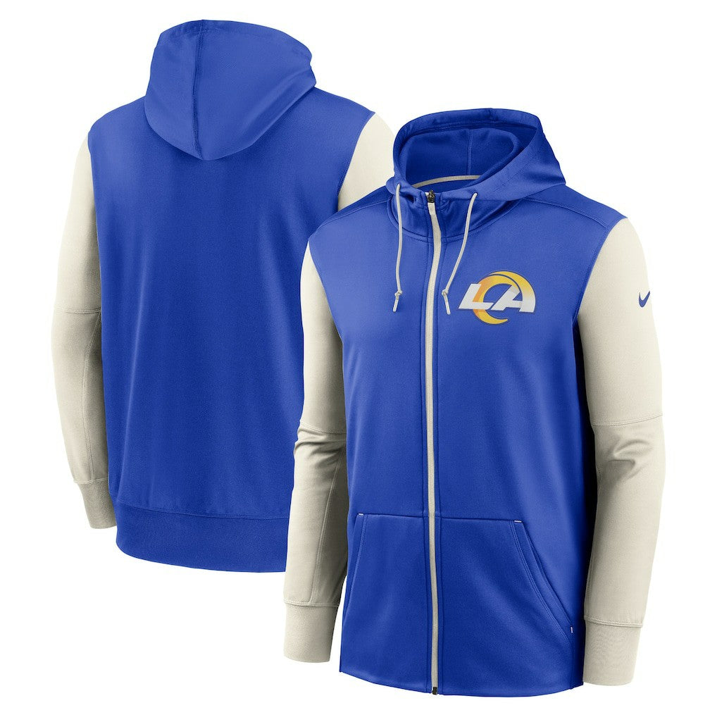Nike Los Angeles Rams Performance Full-Zip Hoodie Royal
