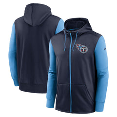 Nike Tennessee Titans Performance Full-Zip Hoodie Navy