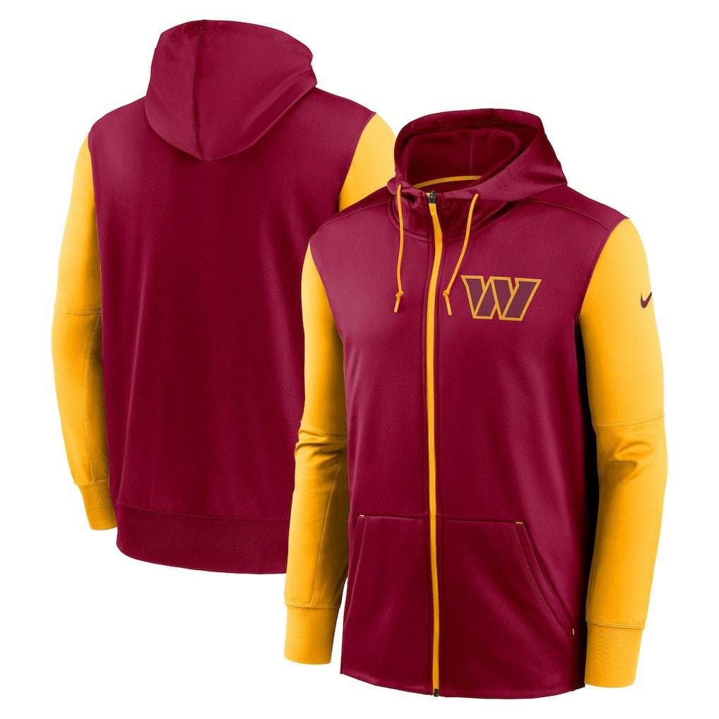Nike Washington Commanders Performance Full-Zip Hoodie Burgundy