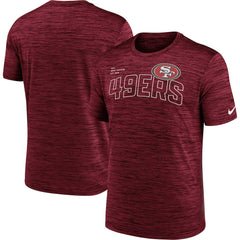 Nike San Francisco 49ers Velocity Arch Performance T-Shirt Scarlet