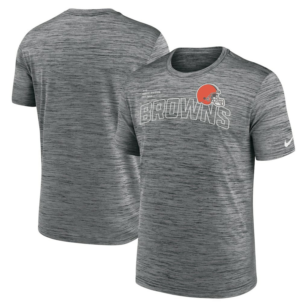 Nike Cleveland Browns Velocity Arch Performance T-Shirt Anthracite