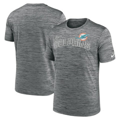 Nike Miami Dolphins Velocity Arch Performance T-Shirt Anthracite
