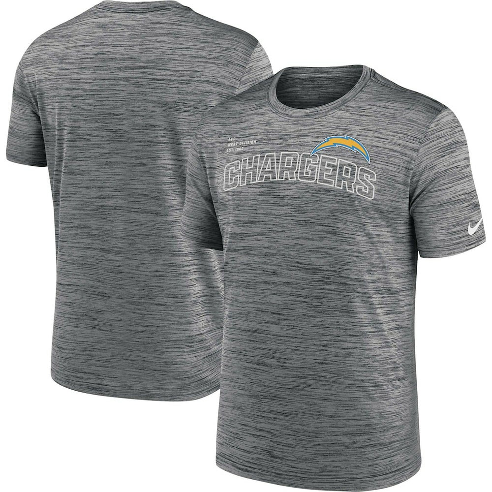 Nike Los Angeles Chargers Velocity Arch Performance T-Shirt Anthracite