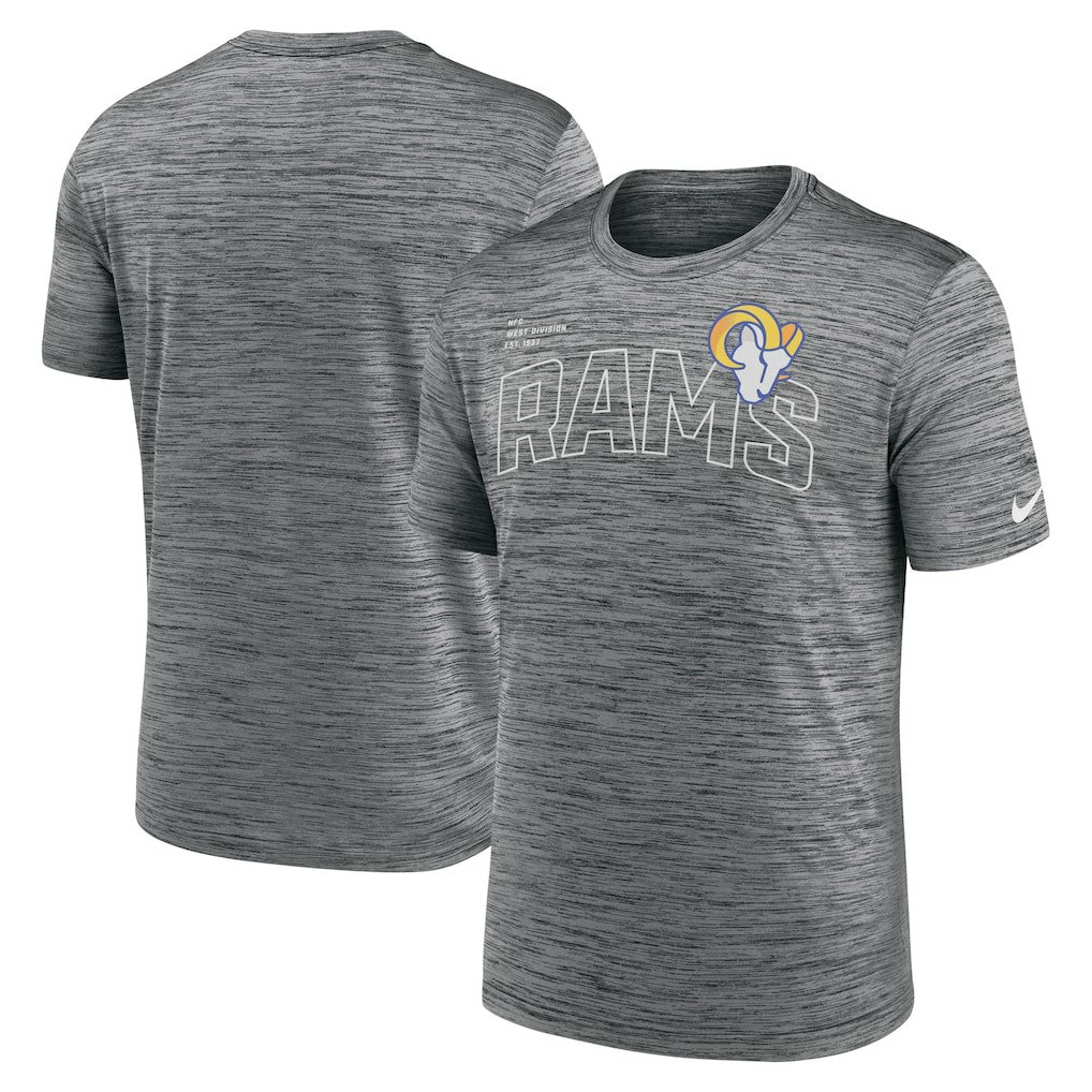 Nike Los Angeles Rams Velocity Arch Performance T-Shirt Anthracite