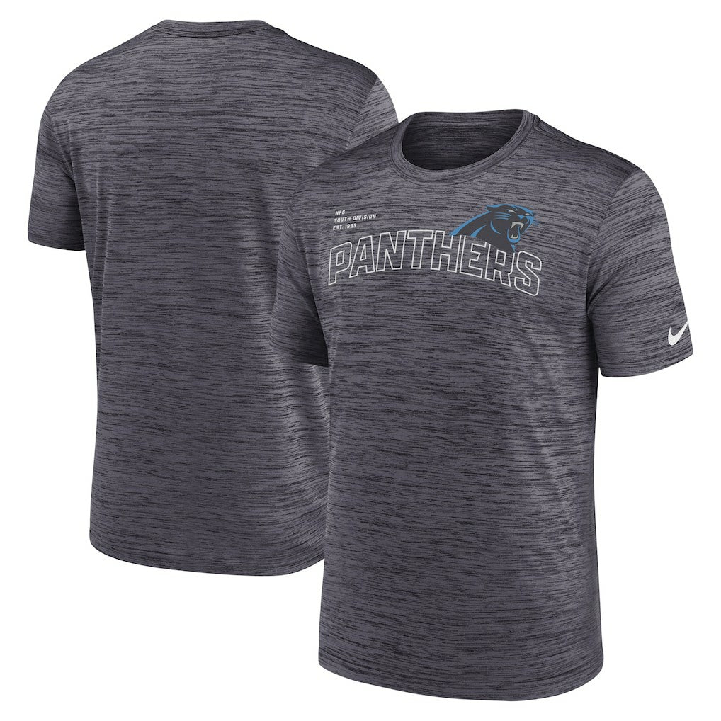 Nike Carolina Panthers Velocity Arch Performance T-Shirt Black