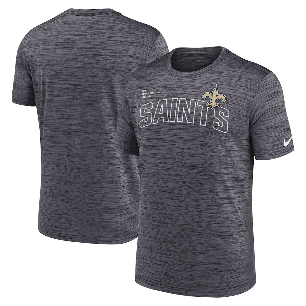Nike New Orleans Saints Velocity Arch Performance T-Shirt Black