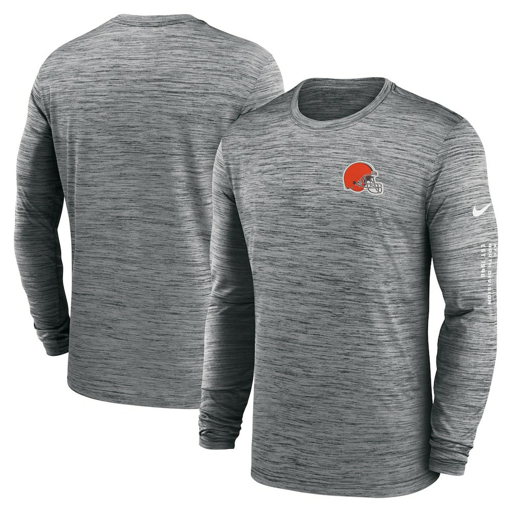 Nike Cleveland Browns Velocity Long Sleeve T-Shirt Anthracite