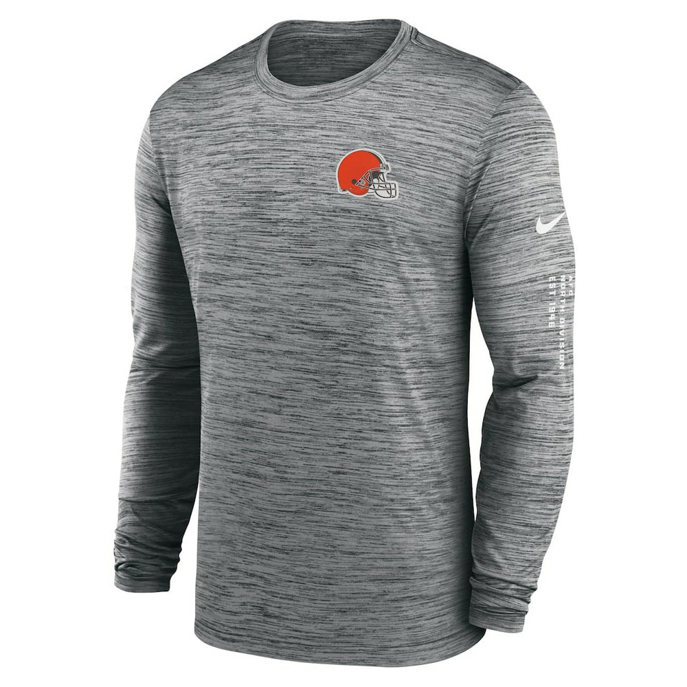 Nike Cleveland Browns Velocity Long Sleeve T-Shirt Anthracite