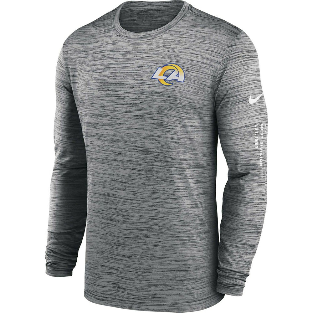 Nike Los Angeles Rams Velocity Long Sleeve T-Shirt Anthracite