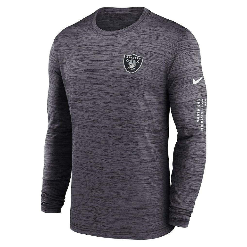 Nike Las Vegas Raiders Velocity Long Sleeve T-Shirt Black