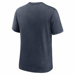 Nike Tennessee Titans Helmet Tri-Blend T-Shirt Heather Navy