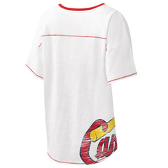 St. Louis Cardinals Starter Women's Perfect Game V-Neck T-Shirt - White - MLB Discount