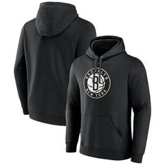 Brooklyn Nets Alternate Logo Pullover Hoodie Black