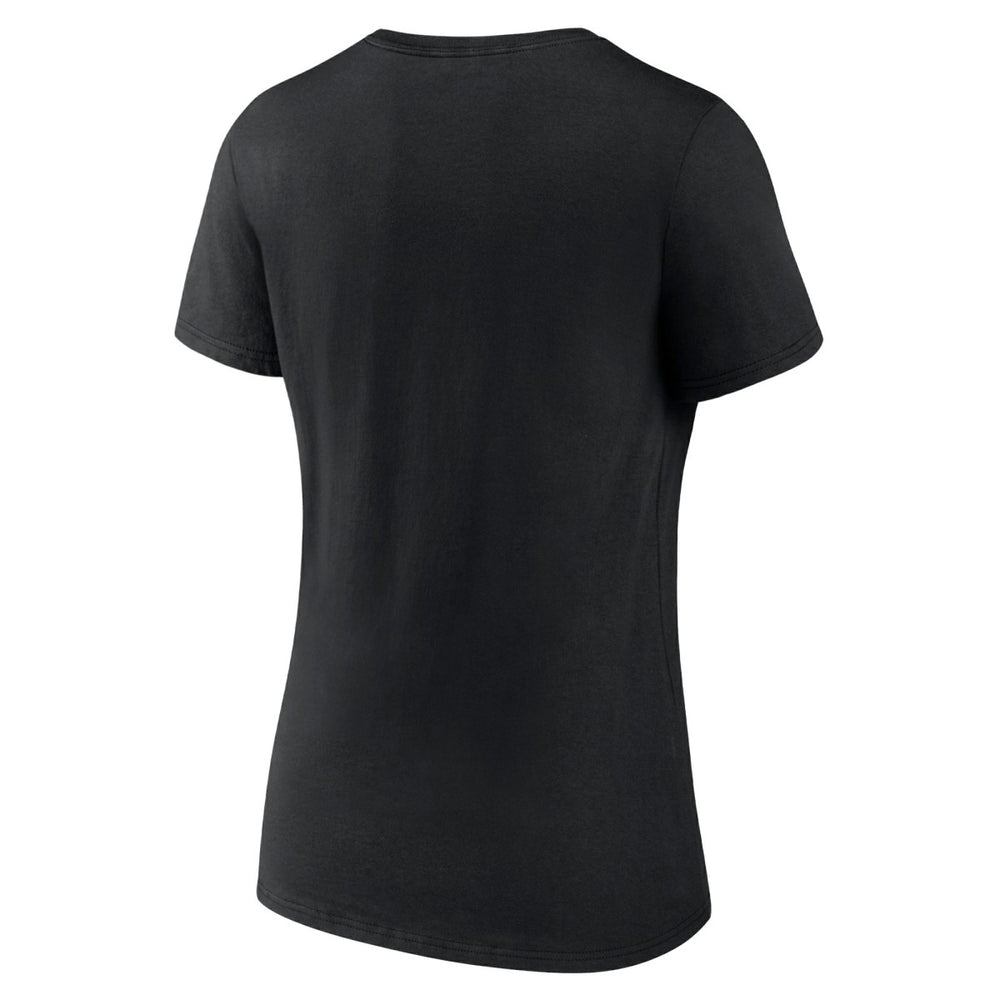 San Antonio Spurs Women's Alternate Logo V-Neck T-Shirt Black