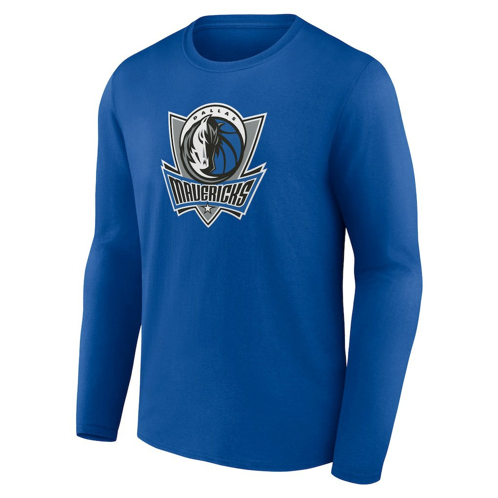 Dallas Mavericks Alternate Logo Long Sleeve T-Shirt Royal