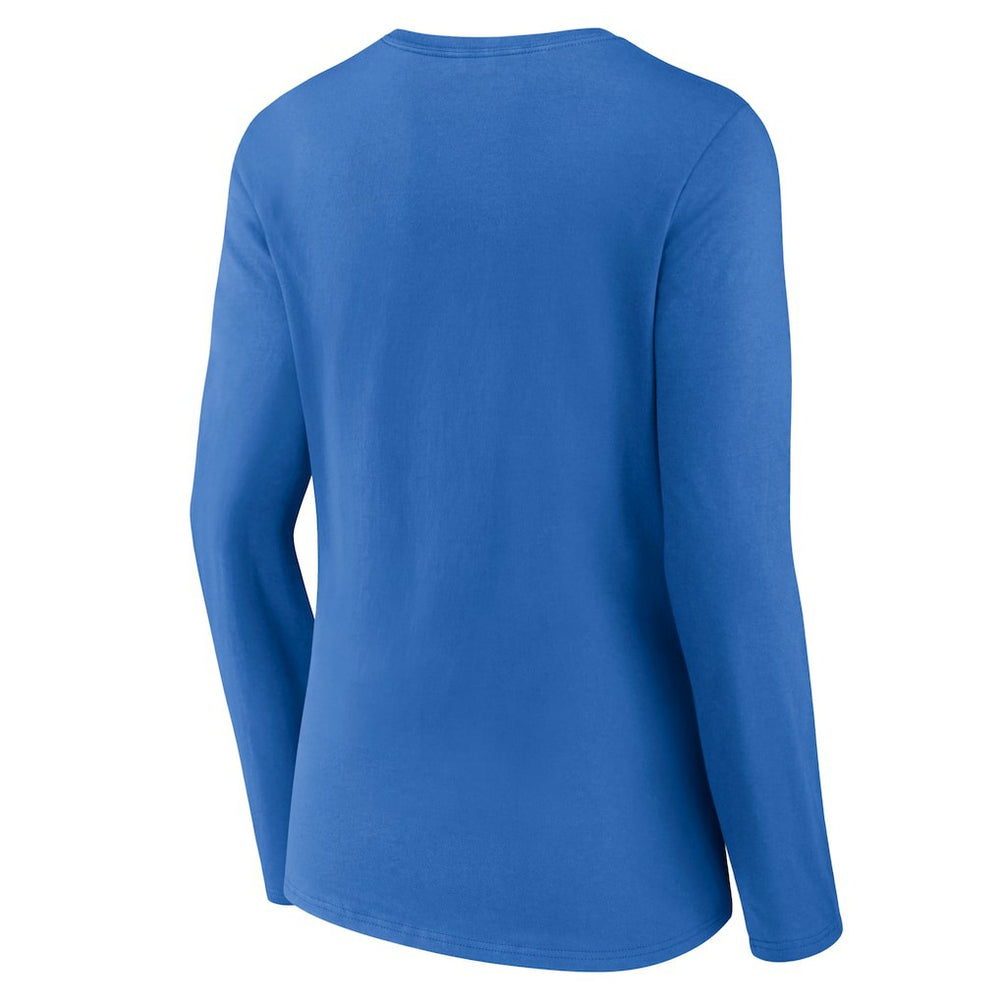 Oklahoma City Thunder Women's Alternate Logo V-Neck Long Sleeve T-Shirt Blue