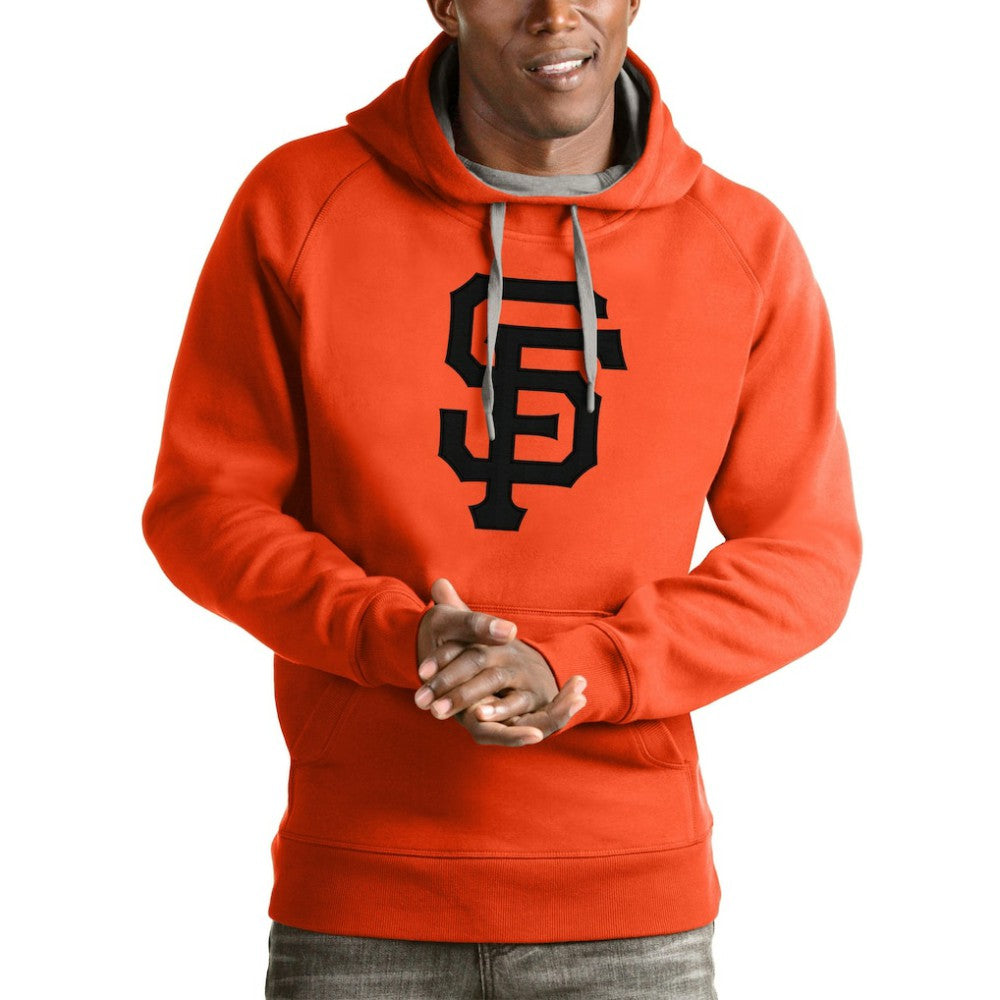 San Francisco Giants Antigua Victory Pullover Team Logo Hoodie - Orange - MLB Online