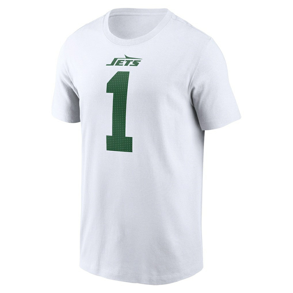 Nike Ahmad Sauce Gardner New York Jets Legacy Player Name & Number T-Shirt White
