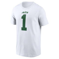 Nike Ahmad Sauce Gardner New York Jets Legacy Player Name & Number T-Shirt White