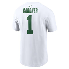 Nike Ahmad Sauce Gardner New York Jets Legacy Player Name & Number T-Shirt White