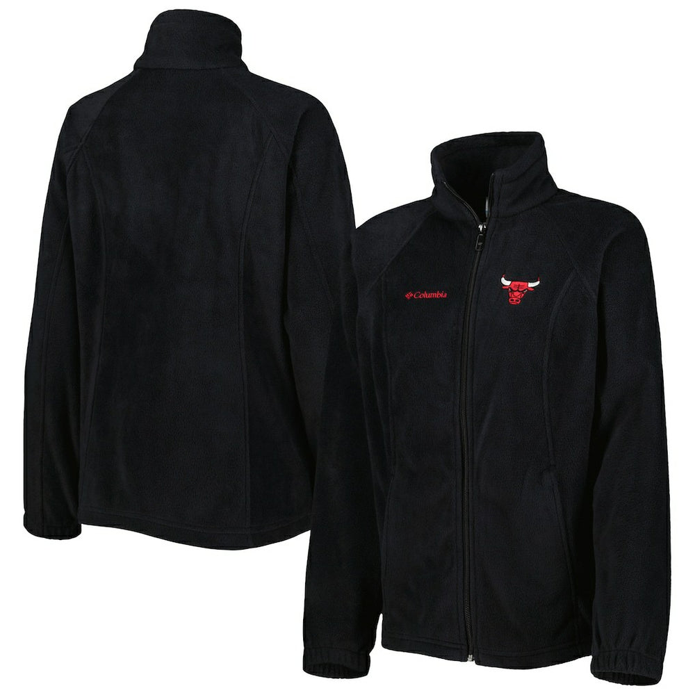 Chicago Bulls Women's Benton Springs Raglan Full-Zip Jacket Black | Columbia US