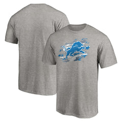 Detroit Lions True Color T-Shirt Heather Gray