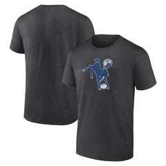 Indianapolis Colts Throwback Logo T-shirt Charcoal