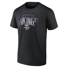 Minnesota Vikings Smoke Arch T-Shirt Black