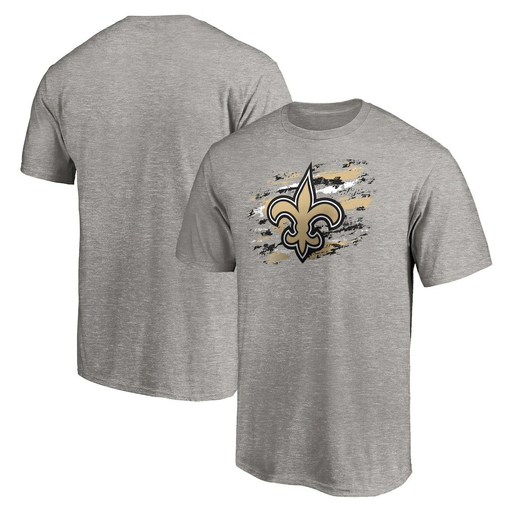 New Orleans Saints True Color T-Shirt Heather Gray