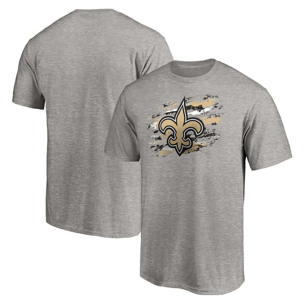 New Orleans Saints True Color T-Shirt Heather Gray