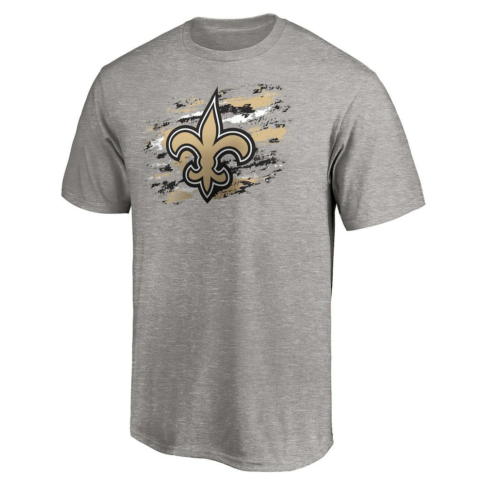 New Orleans Saints True Color T-Shirt Heather Gray