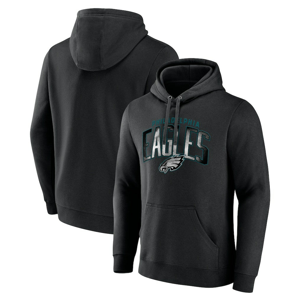 Philadelphia Eagles Smoke Arch Pullover Hoodie Black