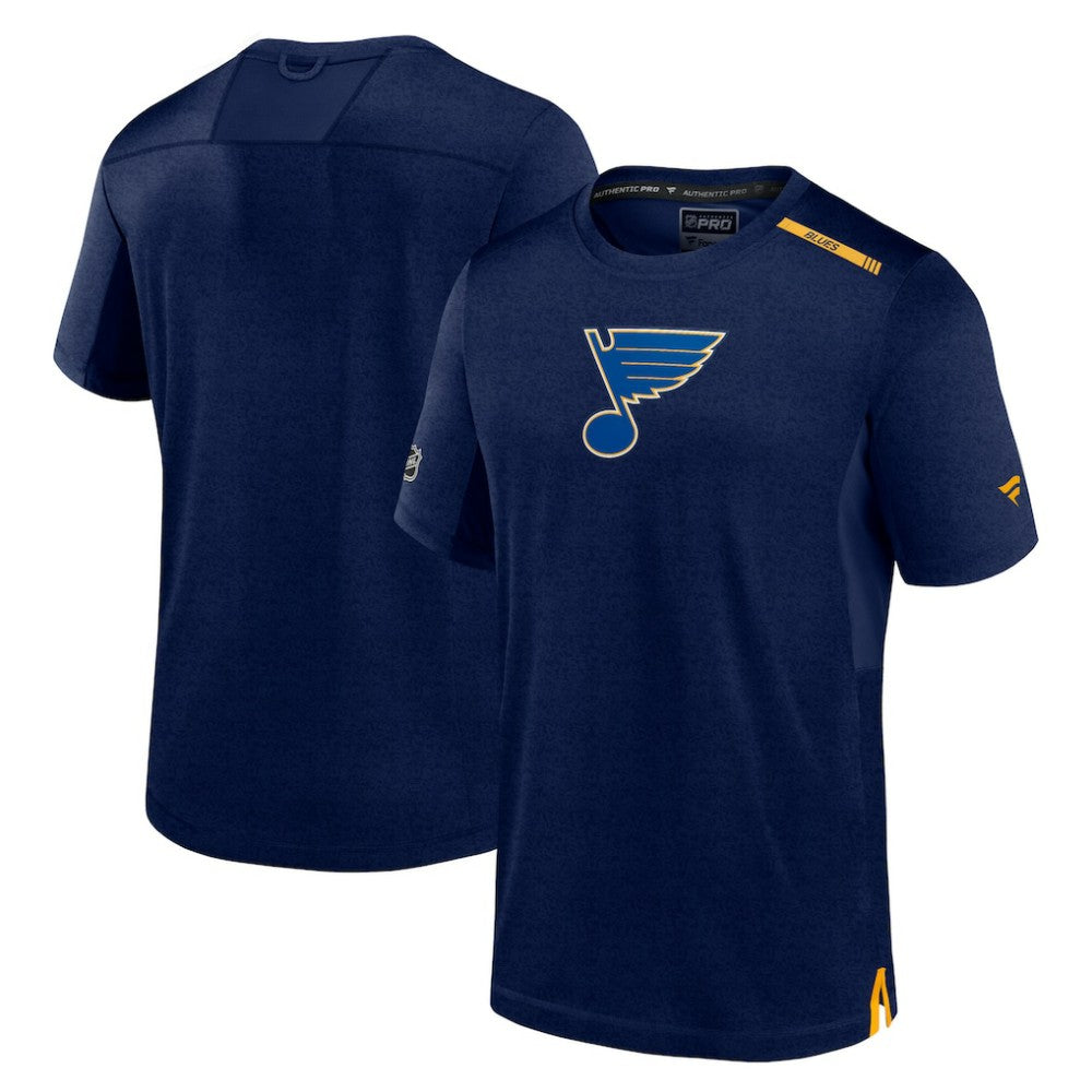 St. Louis Blues Fanatics Authentic Pro Performance T-Shirt - Navy - NHL 5100608