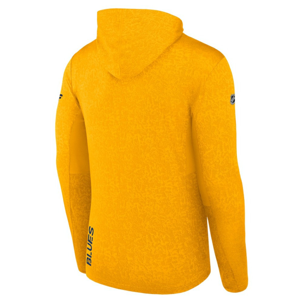 St. Louis Blues Fanatics Authentic Pro Pullover Hoodie - Gold - NHL 5100795