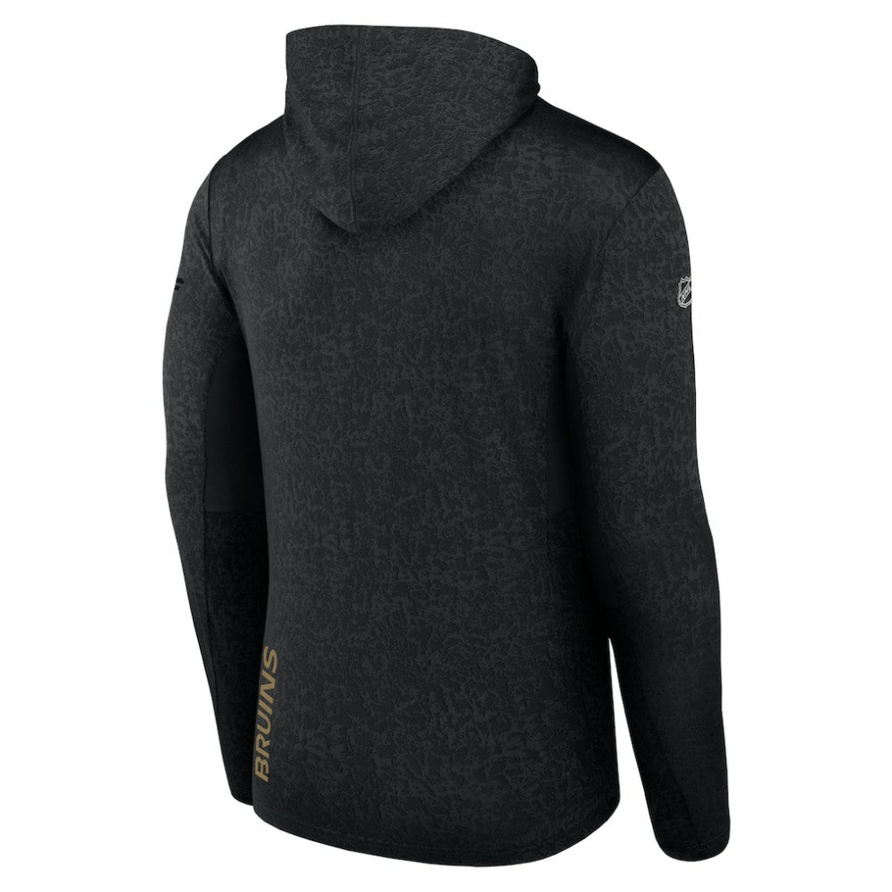 Boston Bruins Fanatics Authentic Pro Lightweight Pullover Hoodie - Black - NHL 5100808