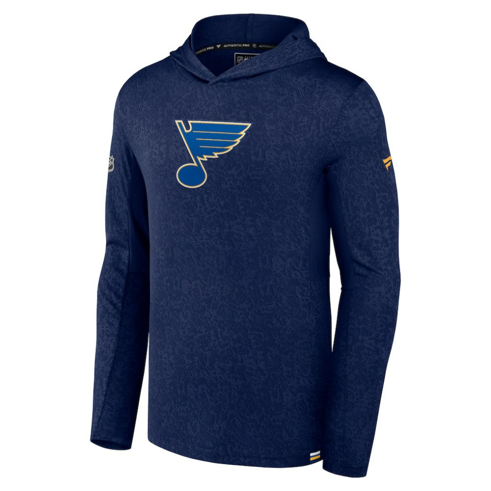 St. Louis Blues Fanatics Authentic Pro Lightweight Pullover Hoodie - Navy - NHL 5100824