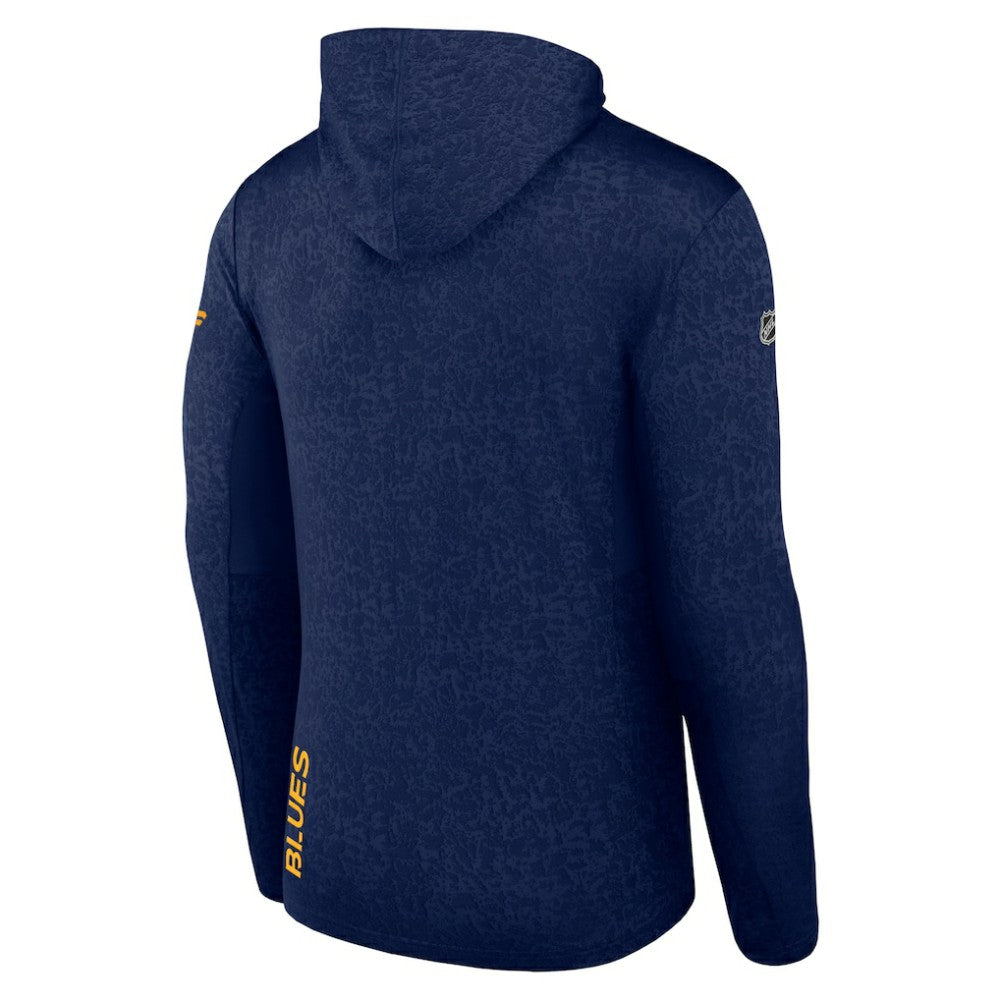 St. Louis Blues Fanatics Authentic Pro Lightweight Pullover Hoodie - Navy - NHL 5100824