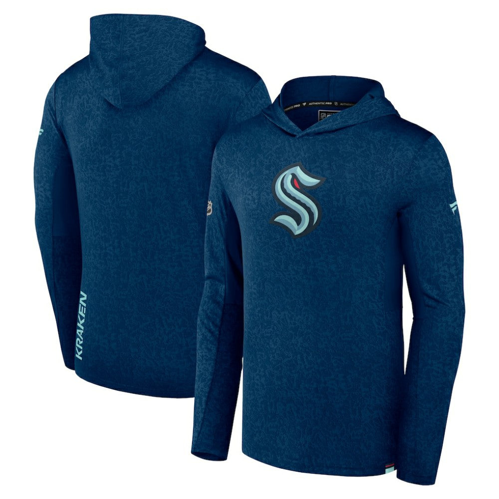 Seattle Kraken Fanatics Authentic Pro Lightweight Pullover Hoodie - Deep Sea Blue - NHL 5100832