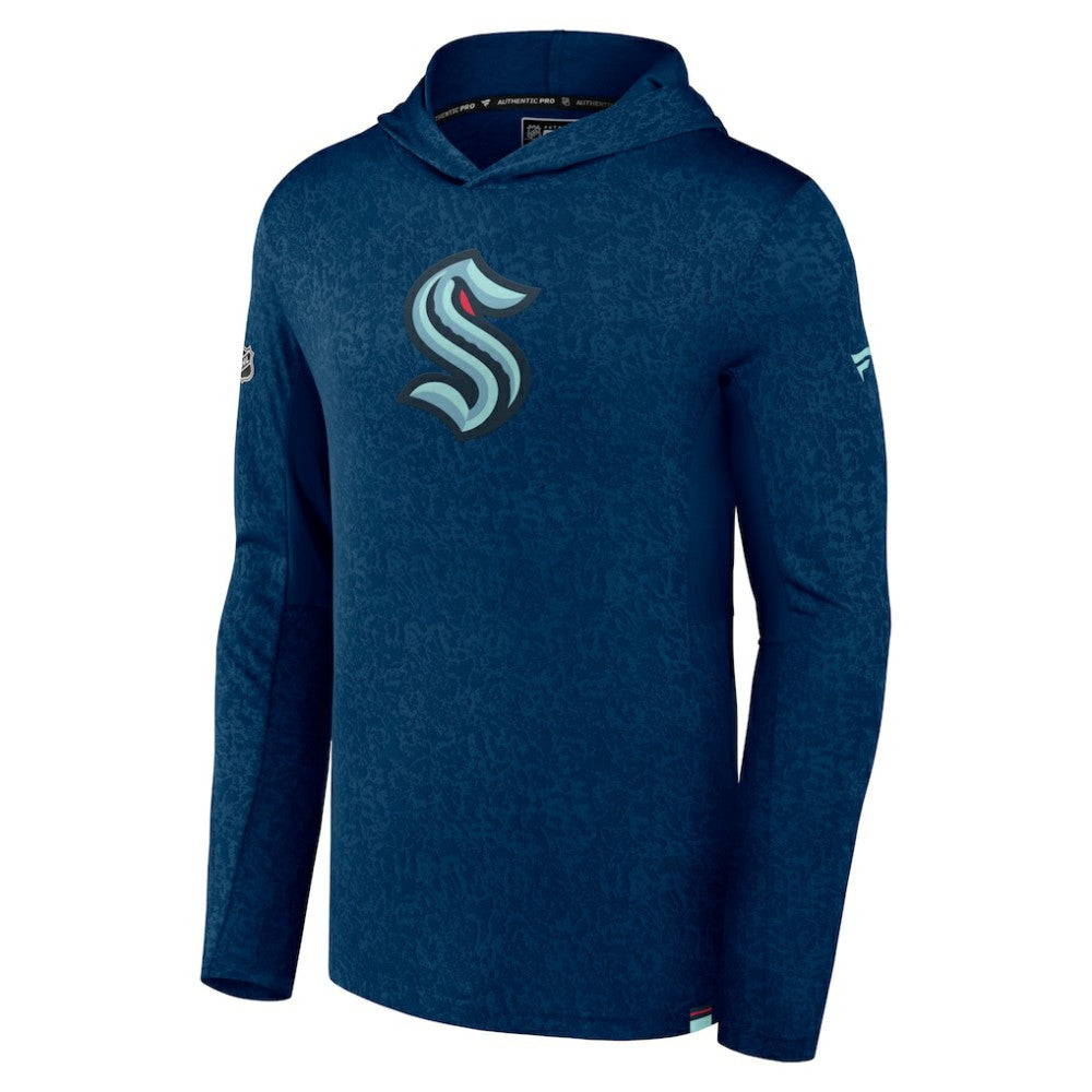 Seattle Kraken Fanatics Authentic Pro Lightweight Pullover Hoodie - Deep Sea Blue - NHL 5100832
