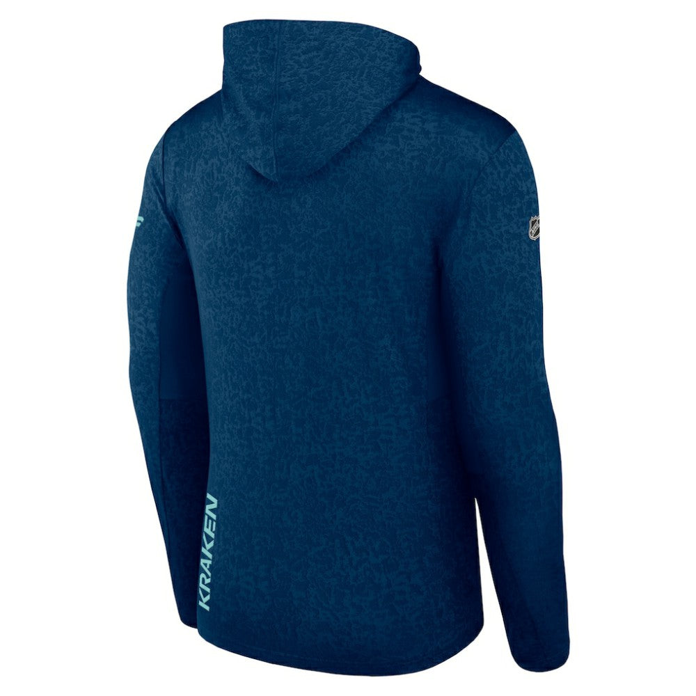 Seattle Kraken Fanatics Authentic Pro Lightweight Pullover Hoodie - Deep Sea Blue - NHL 5100832