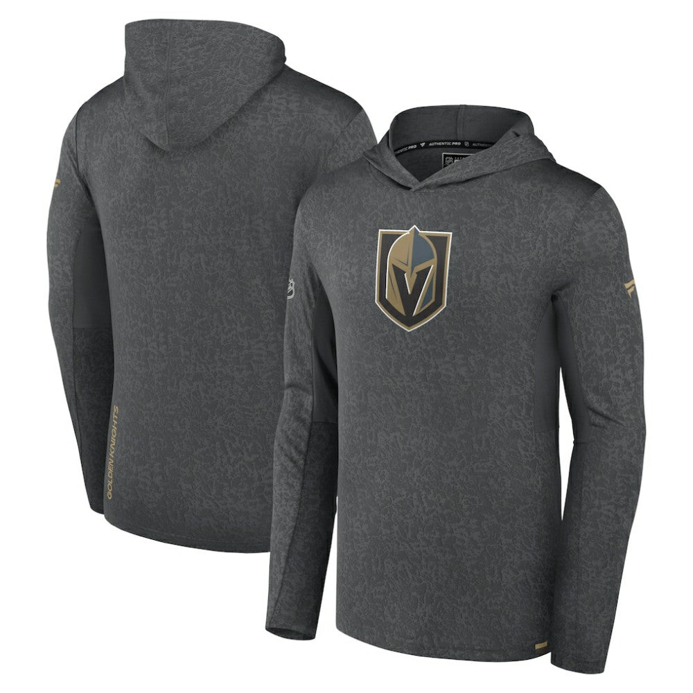 Vegas Golden Knights Fanatics Authentic Pro Lightweight Pullover Hoodie - Gray - NHL 5100833